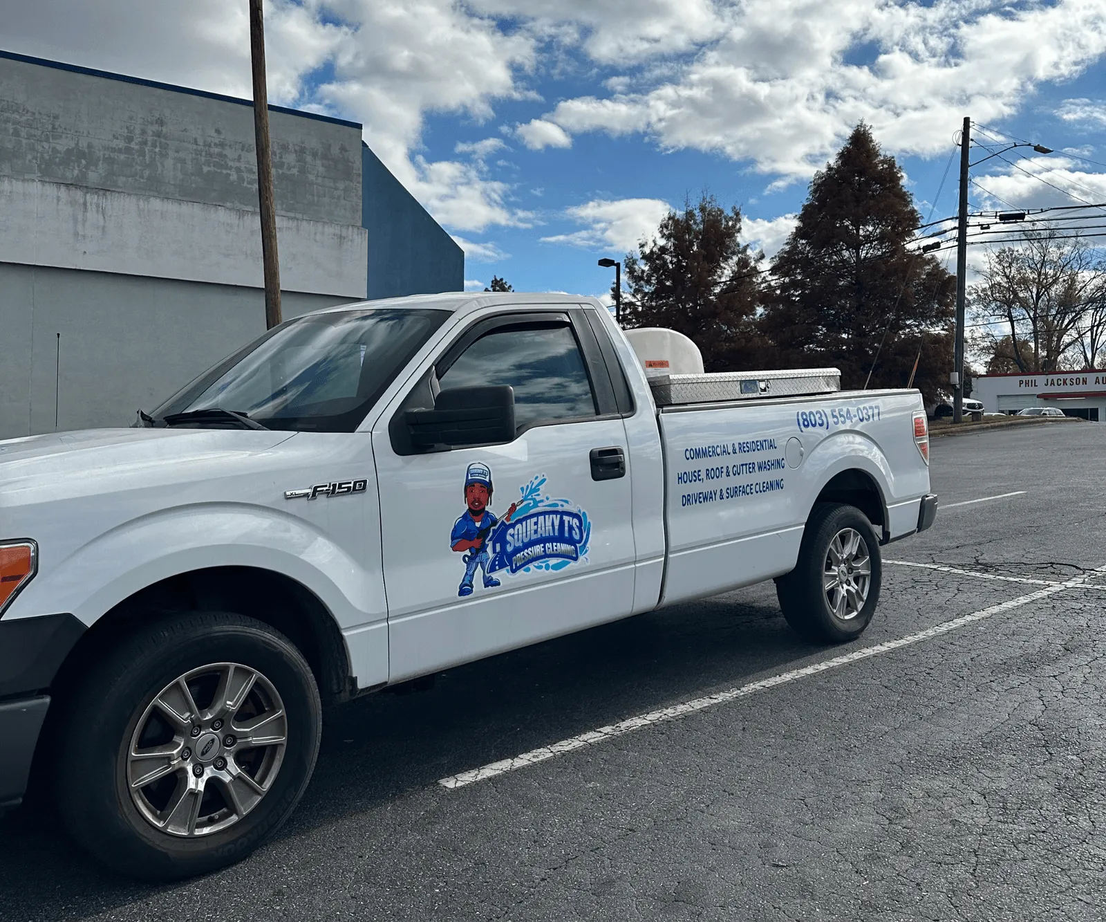 Custom Decals - Pressure wash Decals